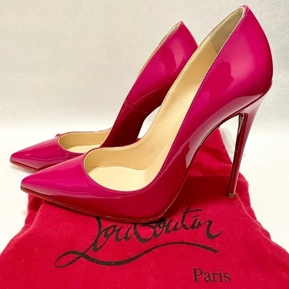 Christian Louboutin So Kate 120mm stiletto, hot pink, patent leather EU37.5 - Picture 3 of 9